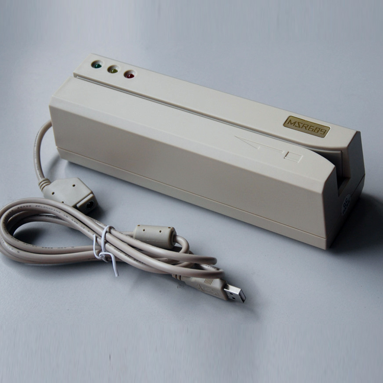 MSR609全三轨高低抗磁卡读写器刷卡器