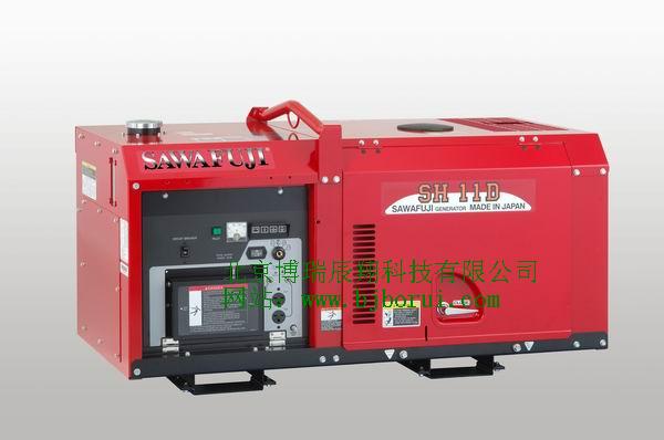 日本泽藤车载柴油静音型发电机SH11D