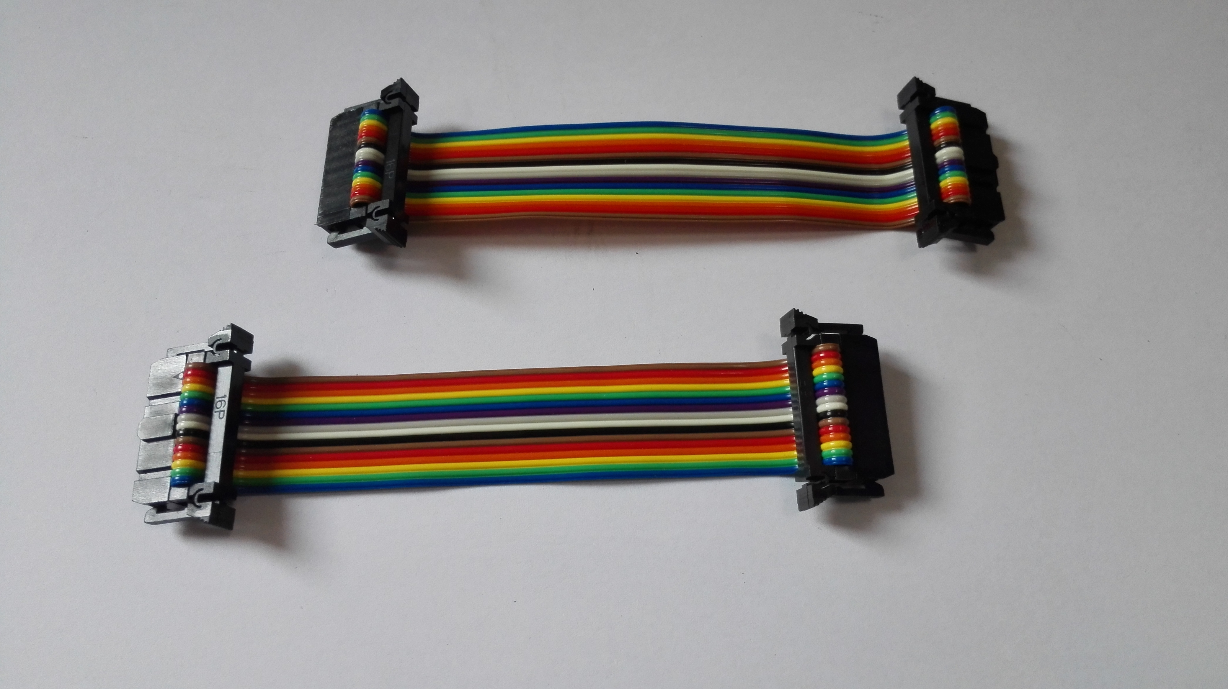 厂家加工生产排线彩排线蝴蝶扣排线