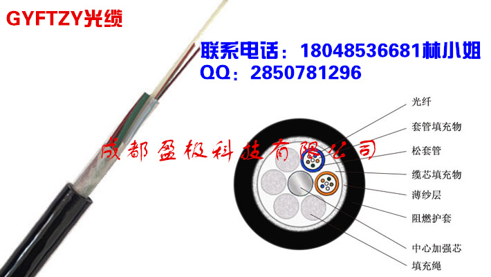 云南24芯导引光缆GYFTZY-24B1