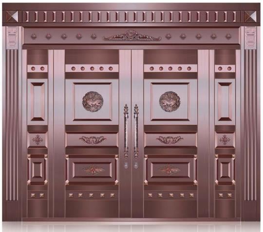 西安铜门定做厂家 西安经典铜门安装 西安玻璃铜门价格