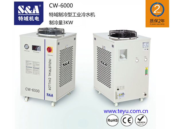 SA工业冷却机助双头送料自动识别激光切