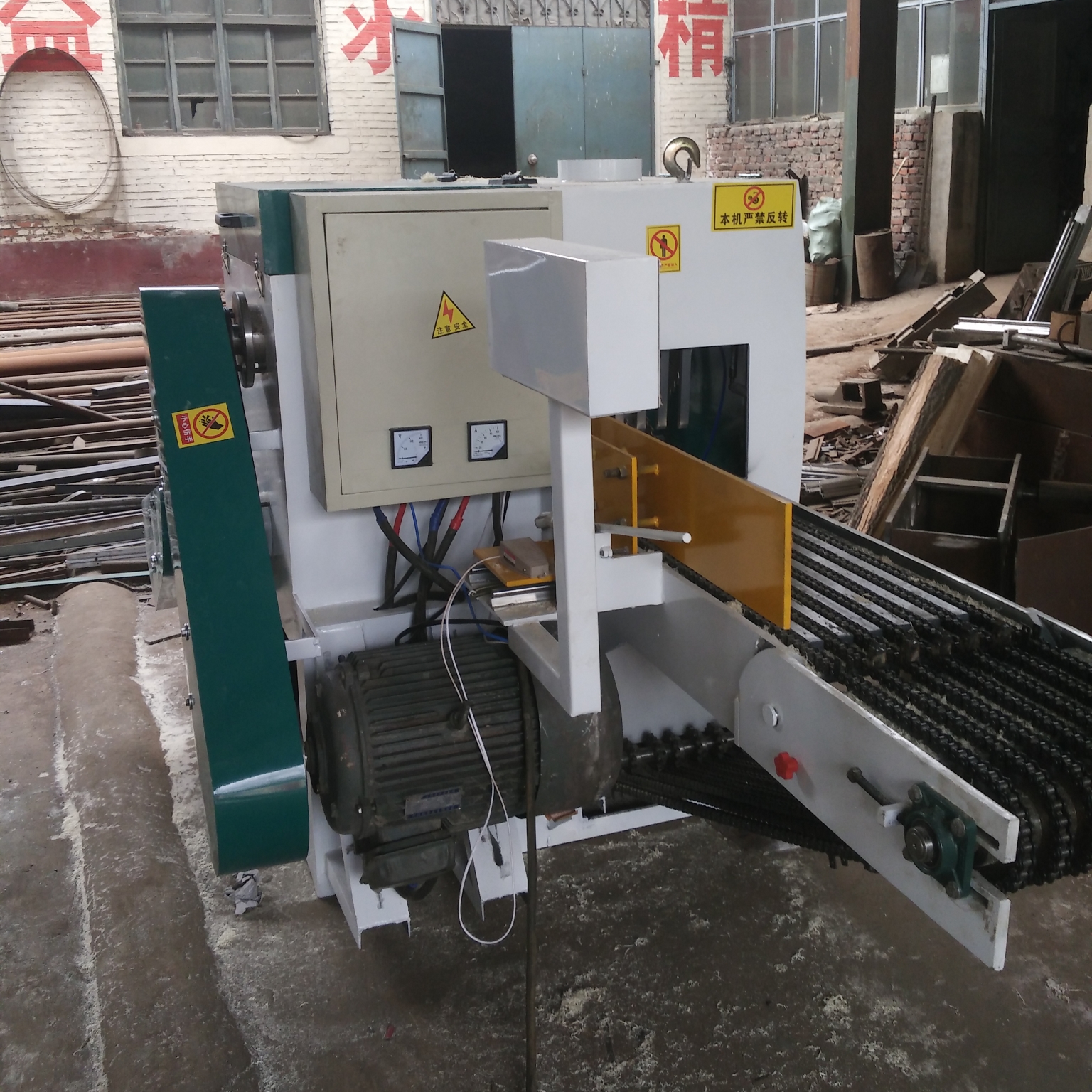 厂家直销自动圆木多片锯推台锯价格