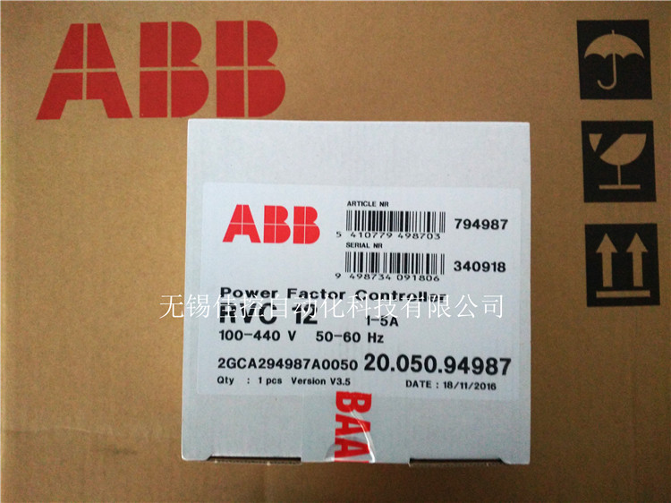 无锡ABB代理功率因数RVC-12控制器