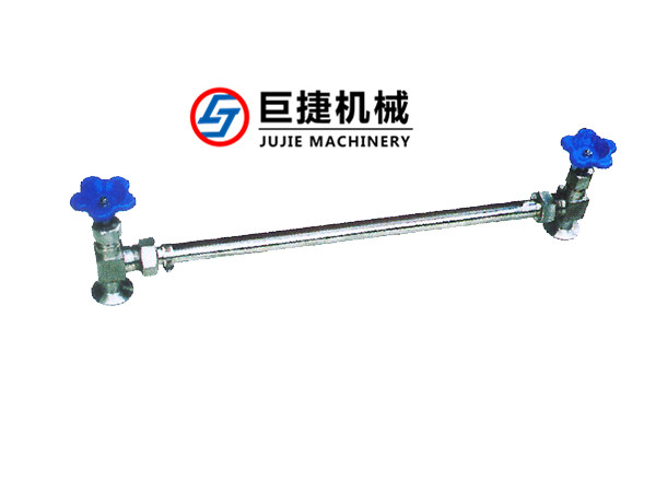 不锈钢管保护罩液位计快装式玻璃管液位计