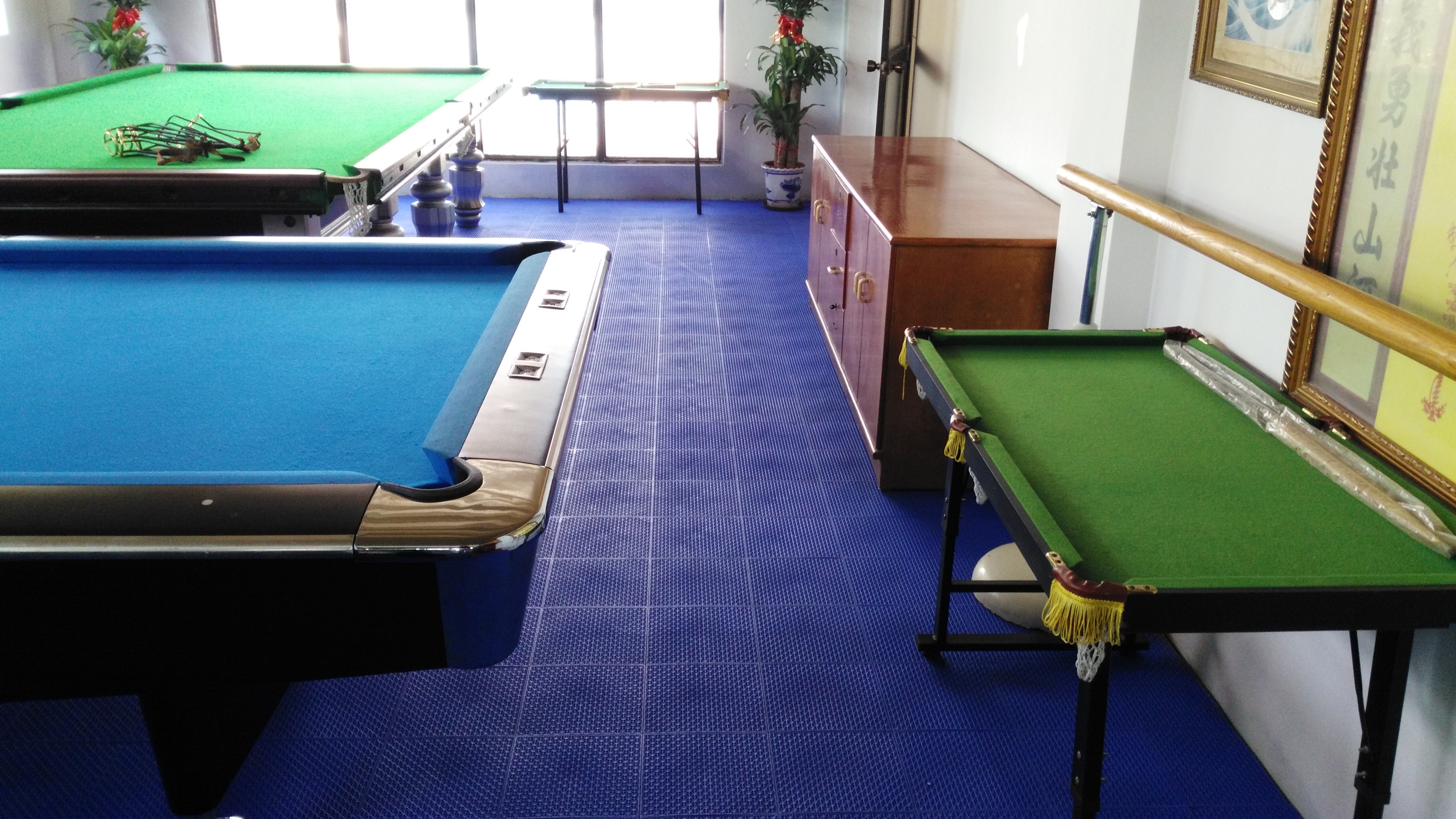 办公室地板 桌球室 室内悬浮式拼装地板